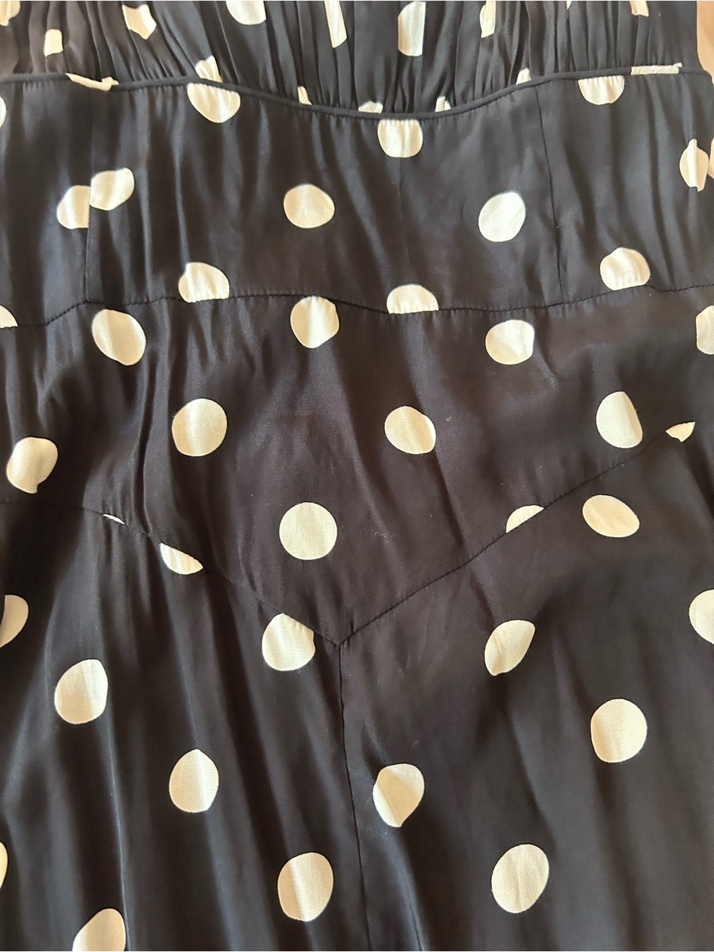 Doen Black and White Polka Dot Maxi Dress - Picture 5 of 5